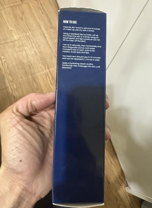 ROSELYNBOUTIQUE Derma Roller for Hair Beard Facial Skin Face Body Scalp 540 Titanium Microneedle for Men Women 0.25mm Cosmetic Beauty Instrument