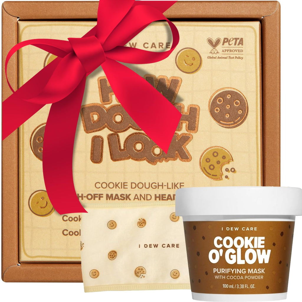 I DEW CARE Wash Off Face Mask Set - Scoop Party | Hyaluronic Acid Skincare Essentials, Moisturizing, Hydrating, Soothing, Exfoliating, Deep Cleansing Pore Refining, Stocking Stuffers, Gift Set