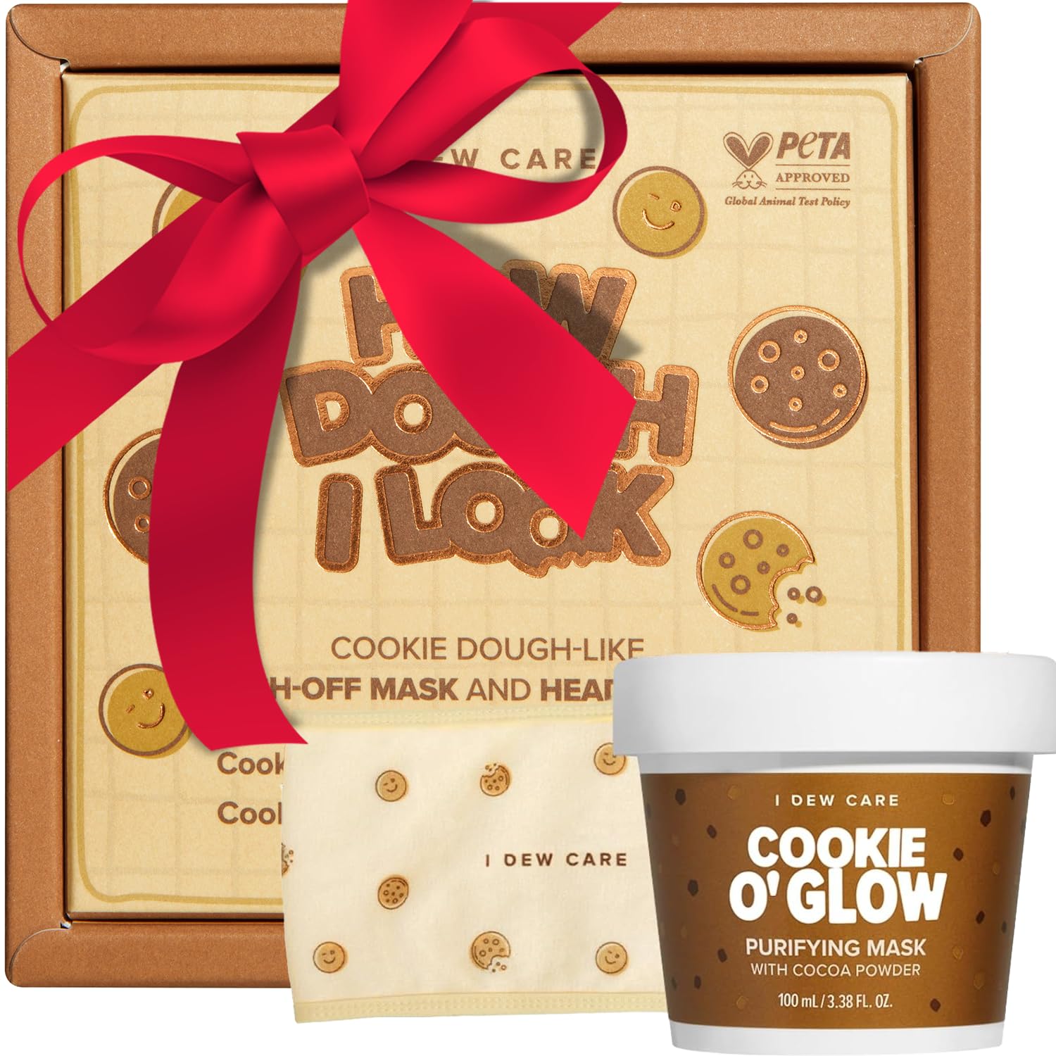 I DEW CARE Wash Off Face Mask Set - Scoop Party | Hyaluronic Acid Skincare Essentials, Moisturizing, Hydrating, Soothing, Exfoliating, Deep Cleansing Pore Refining, Stocking Stuffers, Gift Set