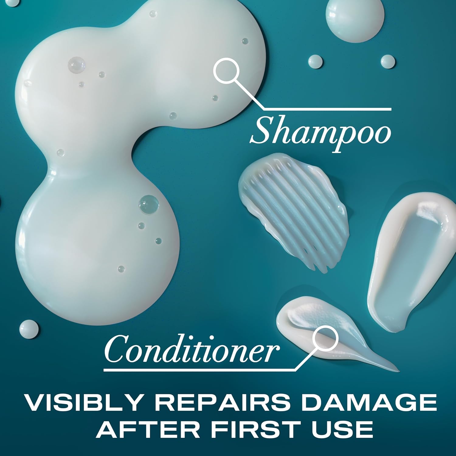 OGX Renewing + Argan Oil of Morocco Shampoo & Conditioner Set, Damage Repairing Shampoo & Conditioner Helps Strengthen & Repair Dry, Damaged Hair, Sulfate-Free Surfactants, 13 fl. Oz, 2 Pack