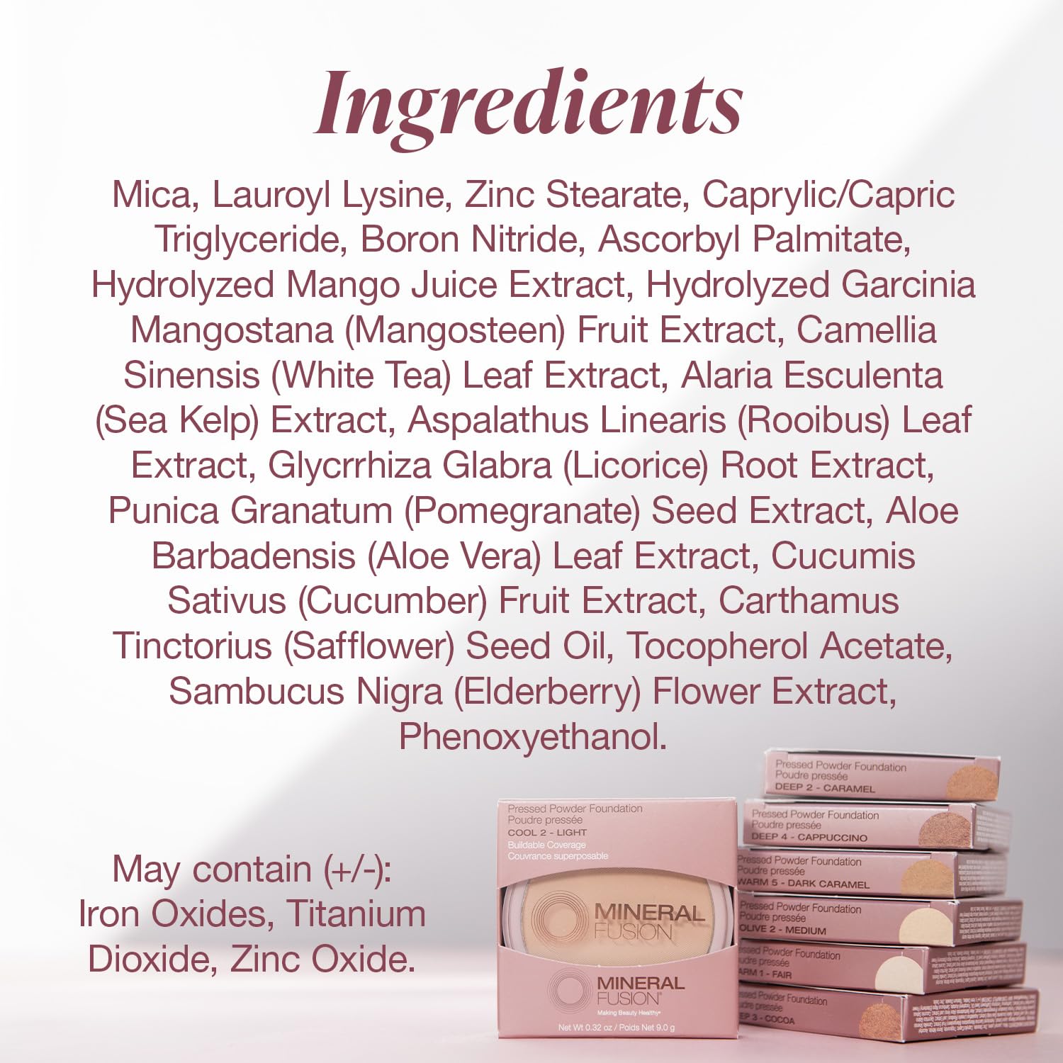 Mineral Fusion Pressed Powder Foundation, Neutral 4 - Med Skin w/Neutral Undertones, Age Defying Foundation Makeup with Matte Finish, Talc Free Face Powder, Hypoallergenic, Cruelty-Free, 0.32 Oz