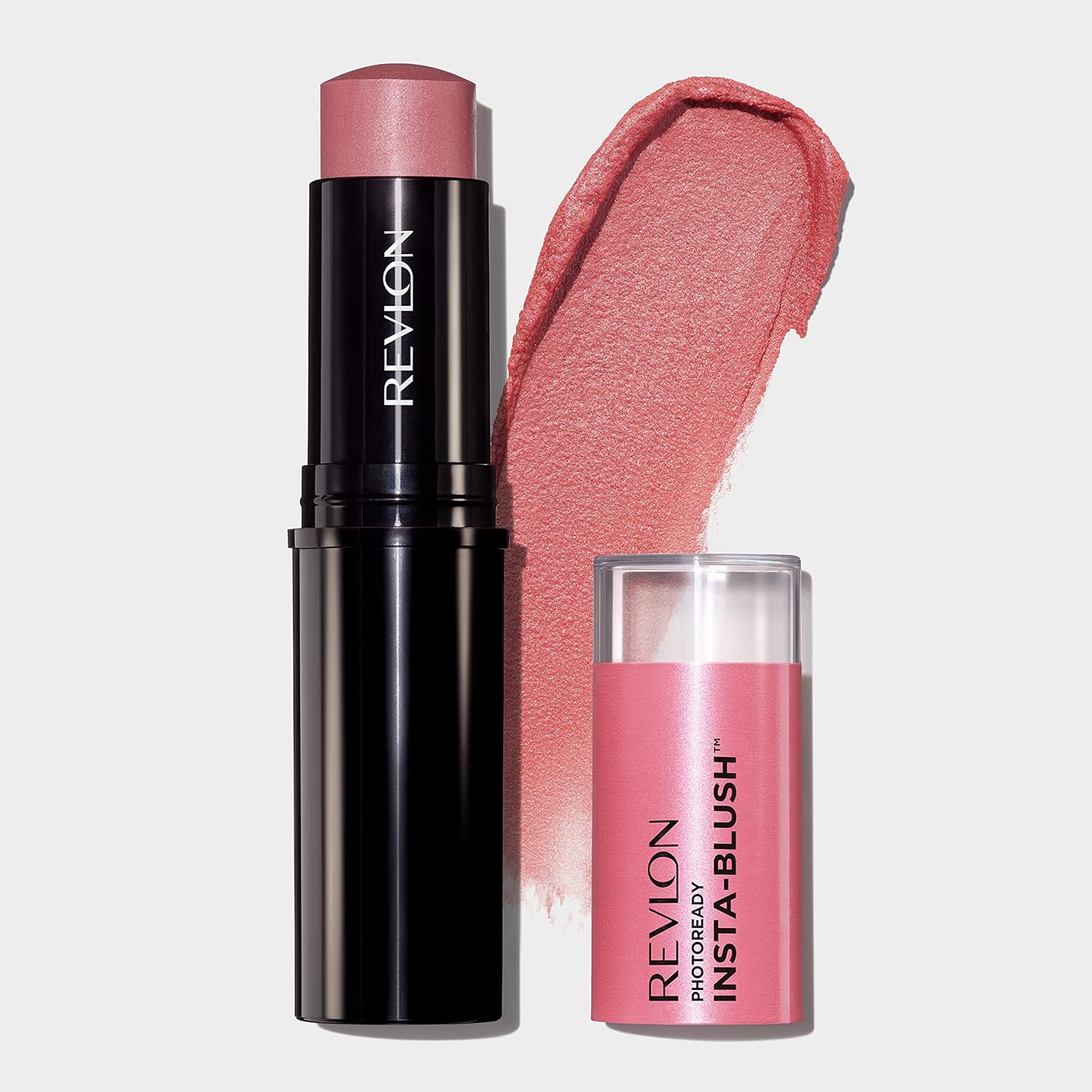 Revlon PhotoReady Insta-Blush Stick for Cheeks, Face Makeup with Cream to Powder Formula, High Impact Color, Moisturizing, Berry Kiss 320, 1.15 Oz