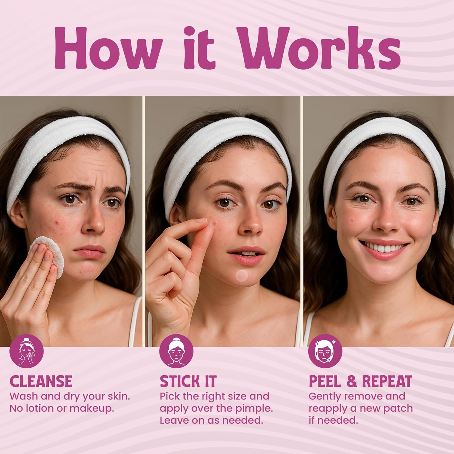 344 Pcs Large Pimple Patches for Face – 7 Sizes XL Acne Patches for Full Face, Big Hydrocolloid Bandages for Body, Chin, Forehead, Chest & Back Hydrocolloid Patch (Round, Crescent, Oval & Rectangular)