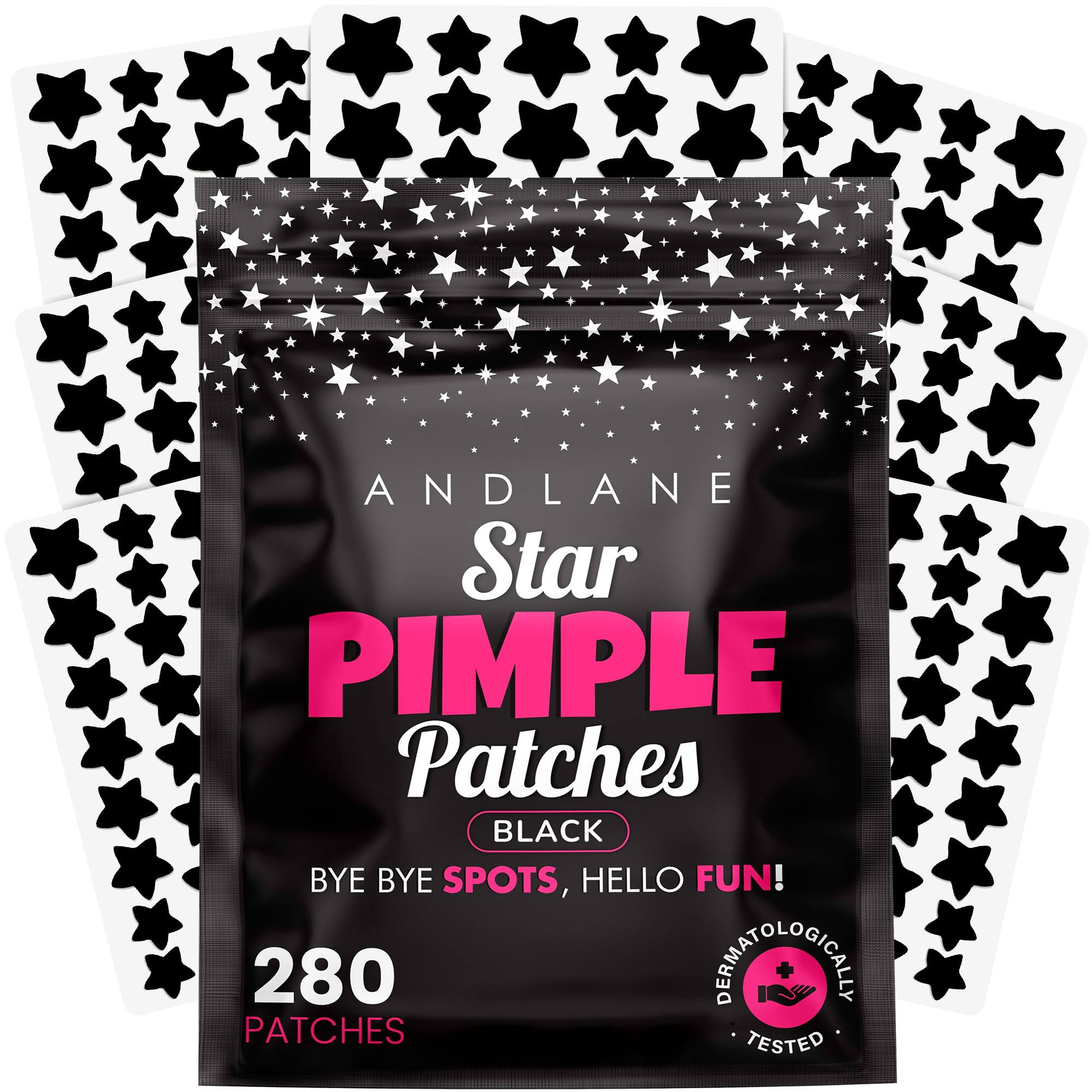 344 Pcs Large Pimple Patches for Face – 7 Sizes XL Acne Patches for Full Face, Big Hydrocolloid Bandages for Body, Chin, Forehead, Chest & Back Hydrocolloid Patch (Round, Crescent, Oval & Rectangular)