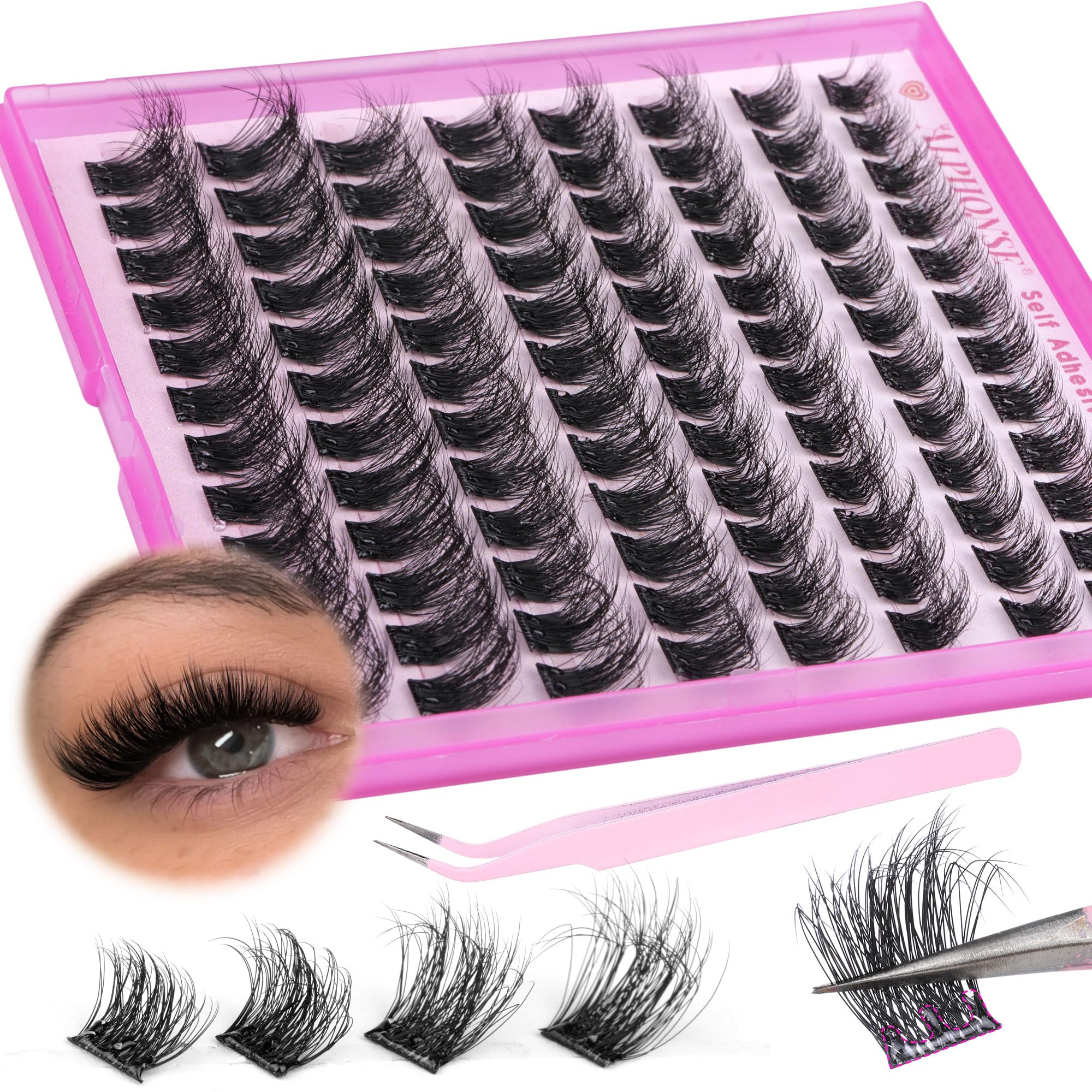 30 Pairs 20MM False Eyelashes Wholesale 6 Styles Mixed Lashes 8D Fluffier Volume Dramatic Faux Mink Eyelashes Thick Full Strip Lashes Pack