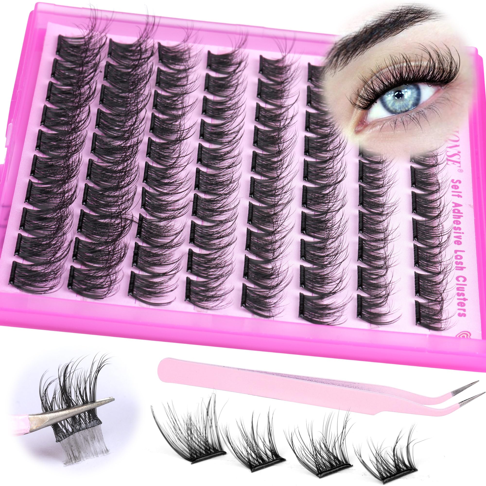 30 Pairs 20MM False Eyelashes Wholesale 6 Styles Mixed Lashes 8D Fluffier Volume Dramatic Faux Mink Eyelashes Thick Full Strip Lashes Pack